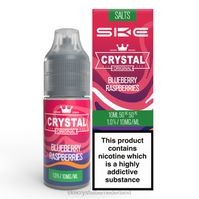 SKE Crystal Bar Nederland - SKE Crystal fijn zout - 10 ml bosbessen frambozen RF66112