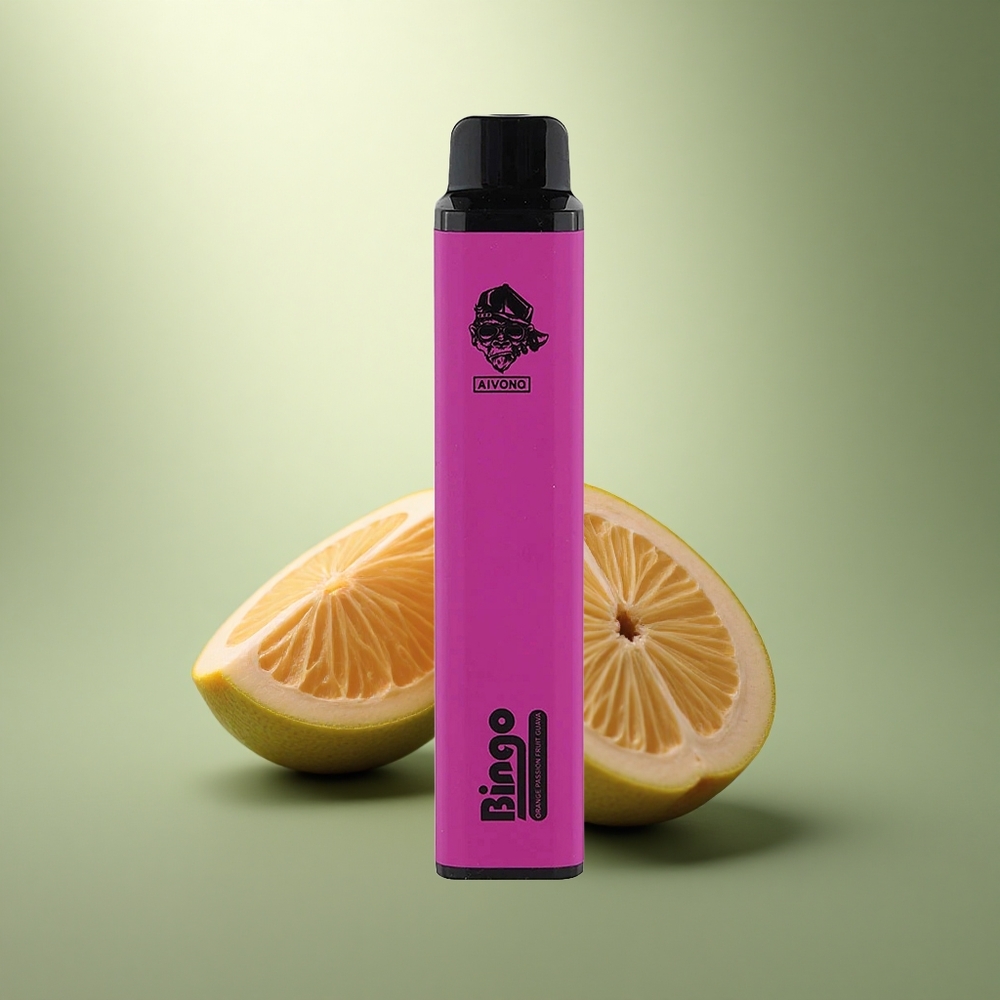 Aivono Aim Bingo 4000 Puffs Oranje Passievrucht Guave 1000mAh 10mL Compact