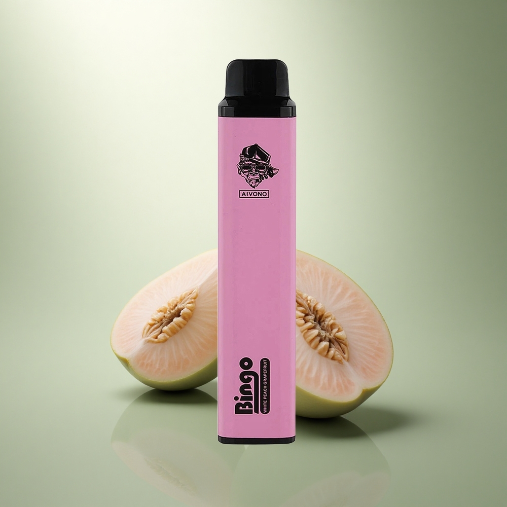 Aivono Aim Bingo 4000 Puffs Witte Perzik Grapefruit Kompact 1000mAh 10mL