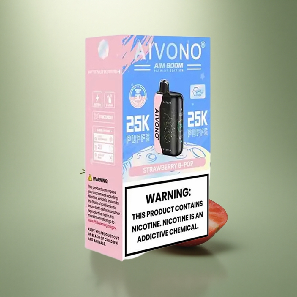 Aivono Aim Boom 25000 Puffs Aardbei B Pop 28ml 650mAh