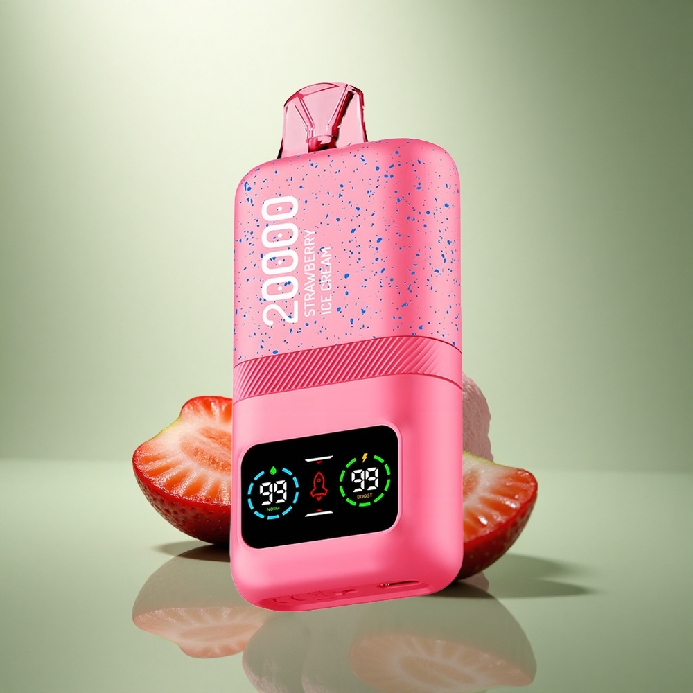 Aivono Aim Magic 20000 Puffs Aardbei IJs Dual Mesh LCD Type-C