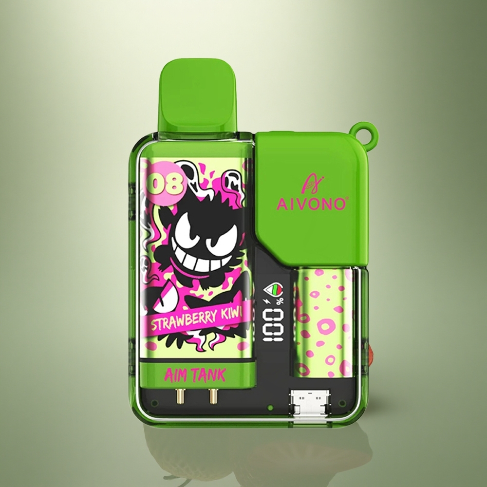 Aivono Aim Tank 9500 Puffs Aardbei Liwi 18ml LCD