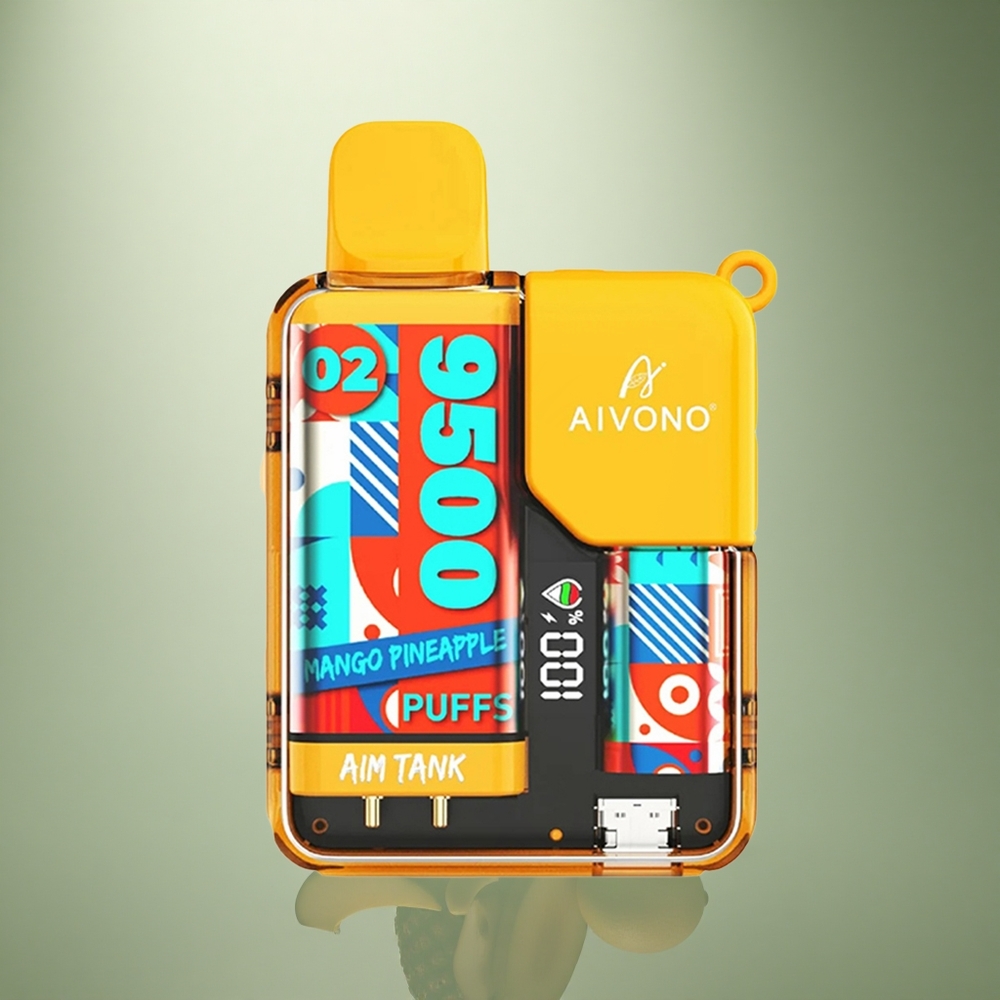 Aivono Aim Tank 9500 Puffs Mango Ananas 18ml LCD Mesh