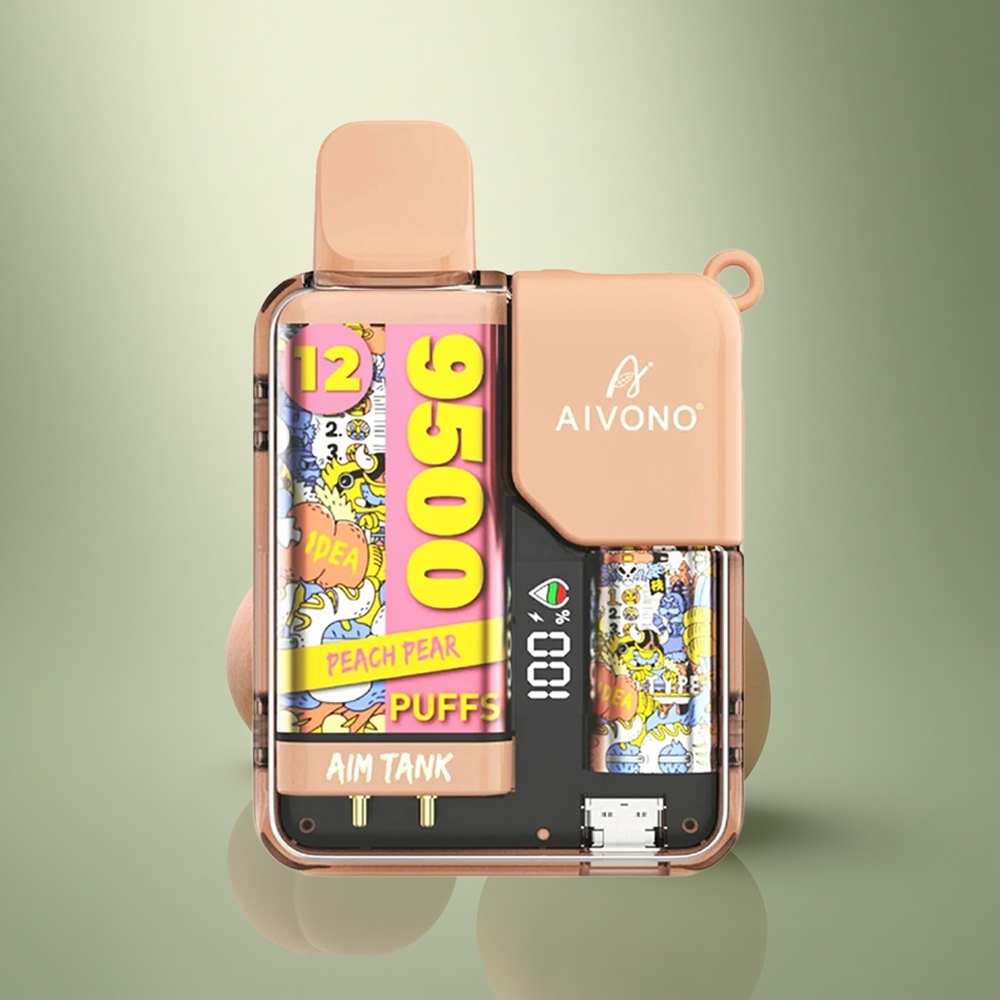 Aivono Aim Tank 9500 Puffs Perenpeer 18ml LCD Mesh