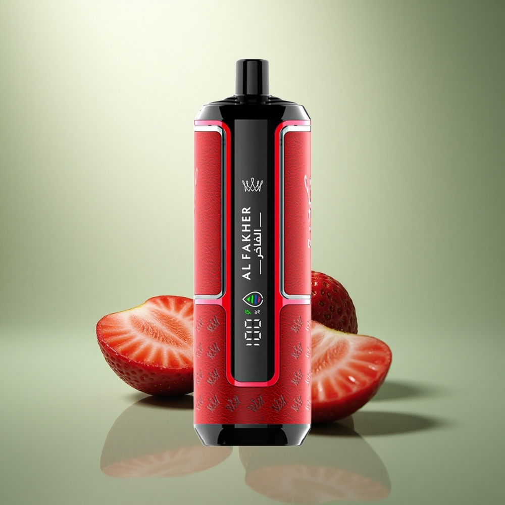 Al Fakher Crown Bar 15K Hypermax Aardbei Punch 22ml 600mAh Type-C