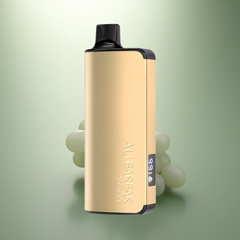 Alibarbar Ingot 9000 Puffs Druiven IJs 22ml 2350mah LED