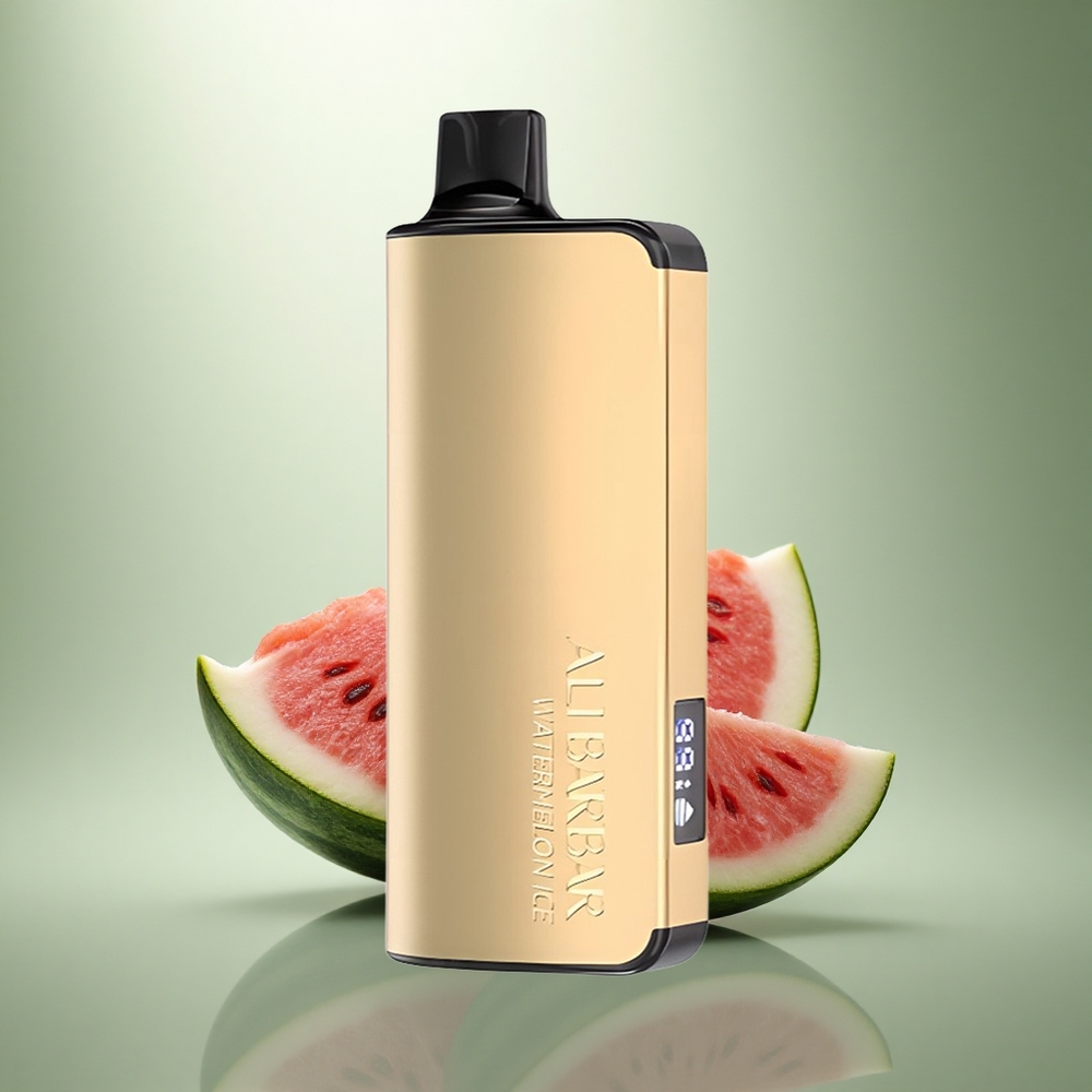 Alibarbar Ingot 9000 Puffs Watermeloen IJs 22ml 2350mAh LED