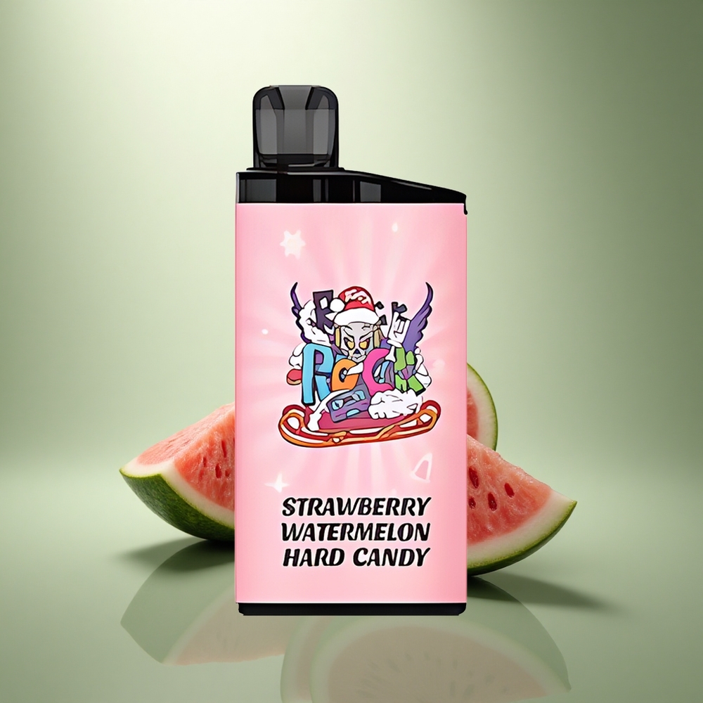 IGET Bar 3500 Puffs Aardbeien Watermeloen Harde Snoep met Mesh Coil en 1400 mAh