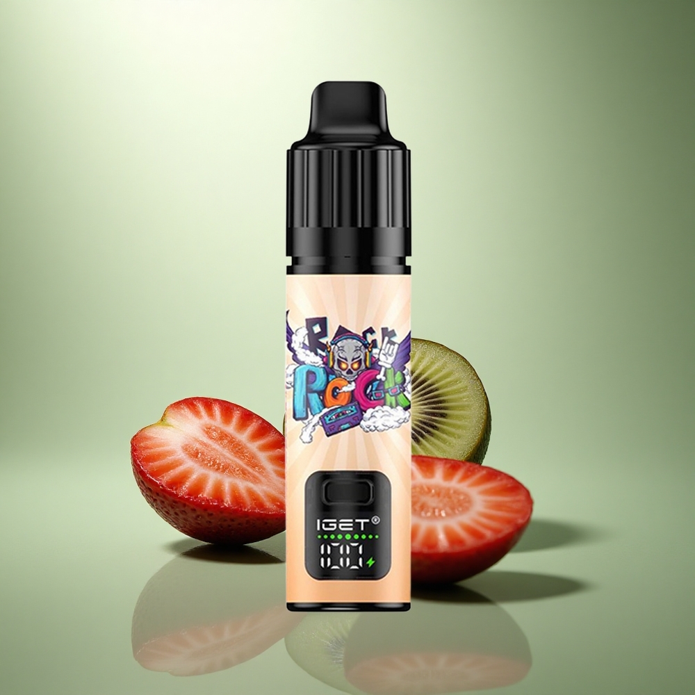 IGET BAR PLUS S3 POD 10000 Puffs Aardbei Kiwi IJs 18ml 950mAh Mesh