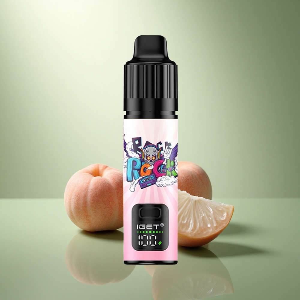 IGET BAR PLUS S3 POD 10000 Puffs Perzik Lychee Limoen IJs met 5% Nicotine en 18 ml Vloeistof