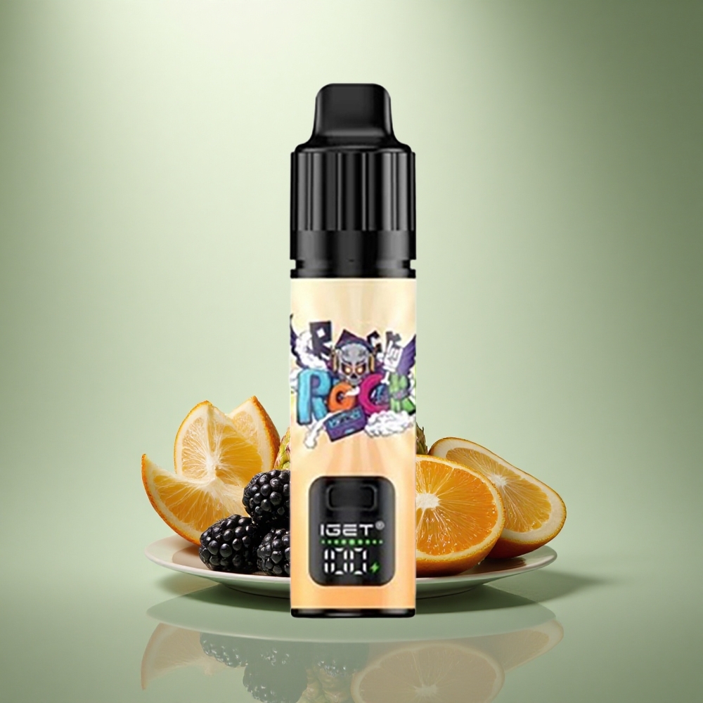 IGET BAR PLUS S3 POD 10000 Puffs Zwarte Framboos Ananas Sinaasappel 18ml 5% 950mAh