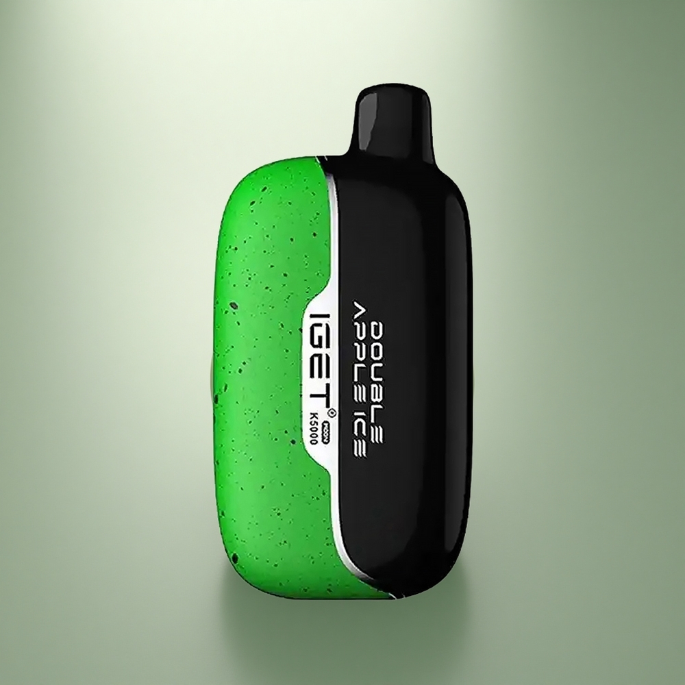 IGET Moon K5000 Puffs Dubbel Appel IJs 5000 Puffs 1.35 Ohm Mesh