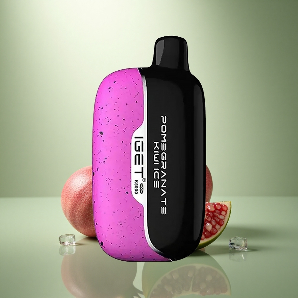 IGET Moon K5000 Puffs Granaat Kiwi IJs PC 1.35 Ohm Mesh