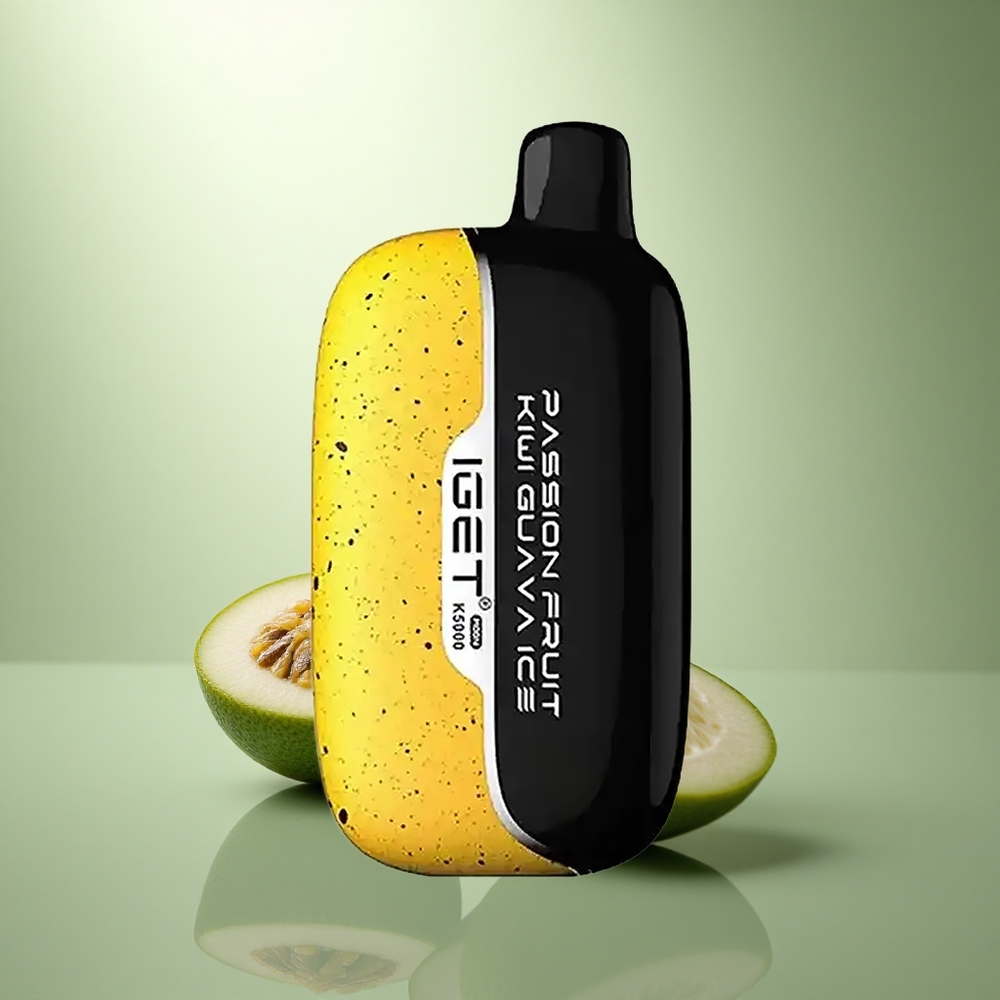 IGET Moon K5000 Puffs Passievrucht Kiwi Guava IJs - 5000 Puffs - 49.5x25.3x99.4 mm