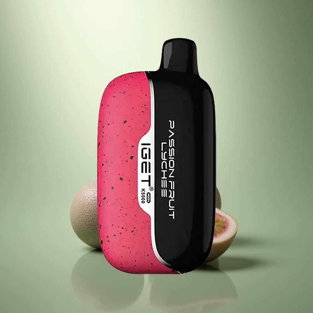 IGET Moon K5000 Puffs Passievrucht Lychee PC 5000 Puffs 99.4 mm