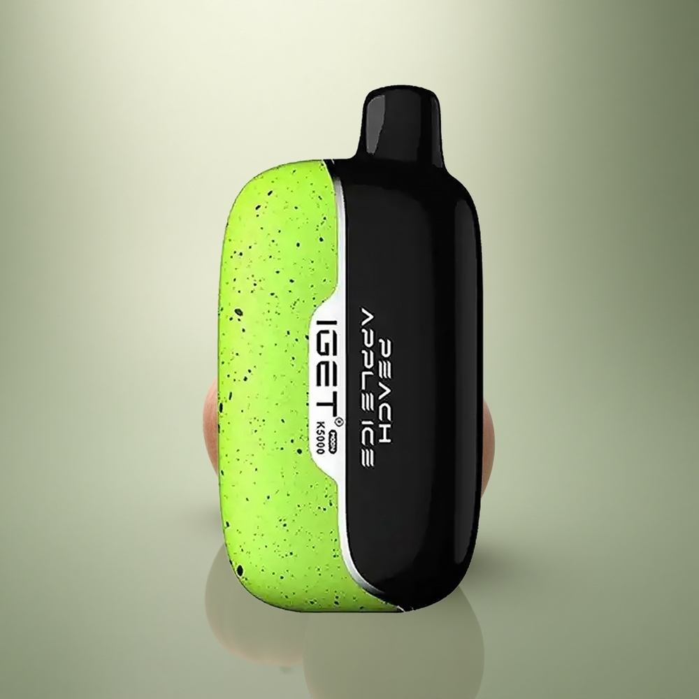 IGET Moon K5000 Puffs Perzik Appel PC 5000 Puffs Mesh Coil
