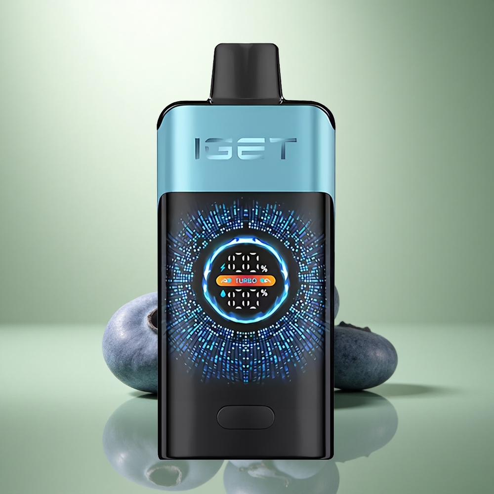 IGET ONE 12000 Puffs Blauwe Bessen IJs 2700 mAh Dual Mesh