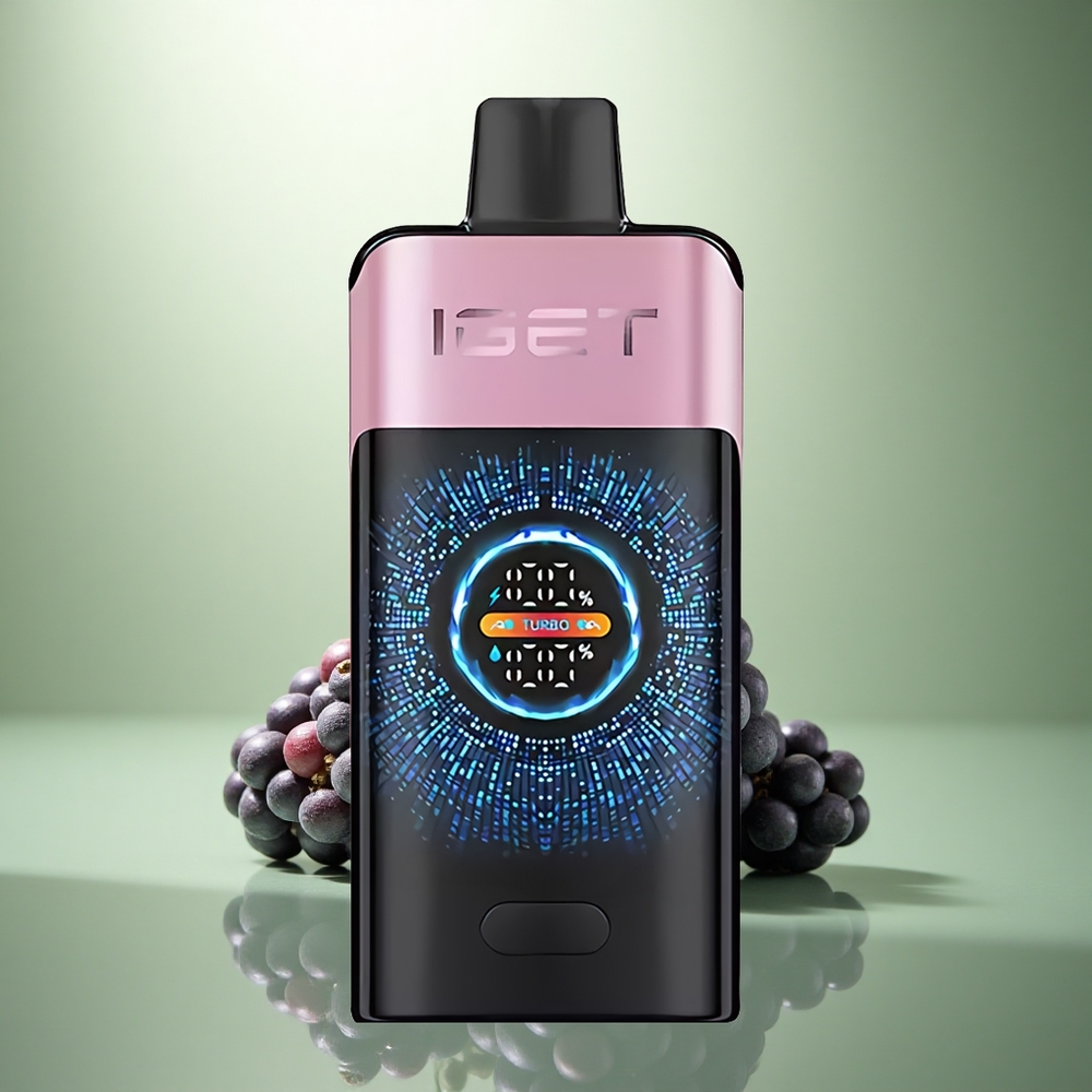 IGET ONE 12000 Puffs Bramenijs Turbo 9000 Scherm