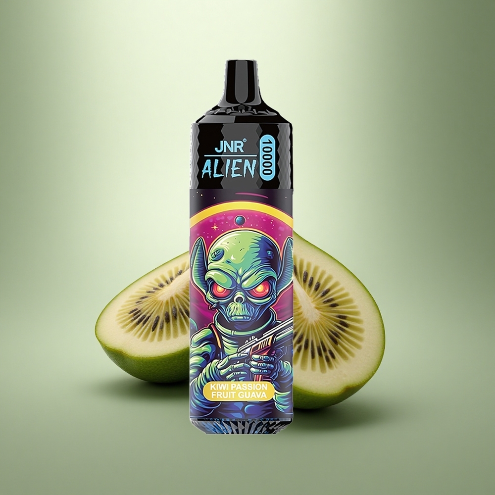 JNR Alien 10000 Passievrucht Guave Kiwi RGB Mesh Oplaad