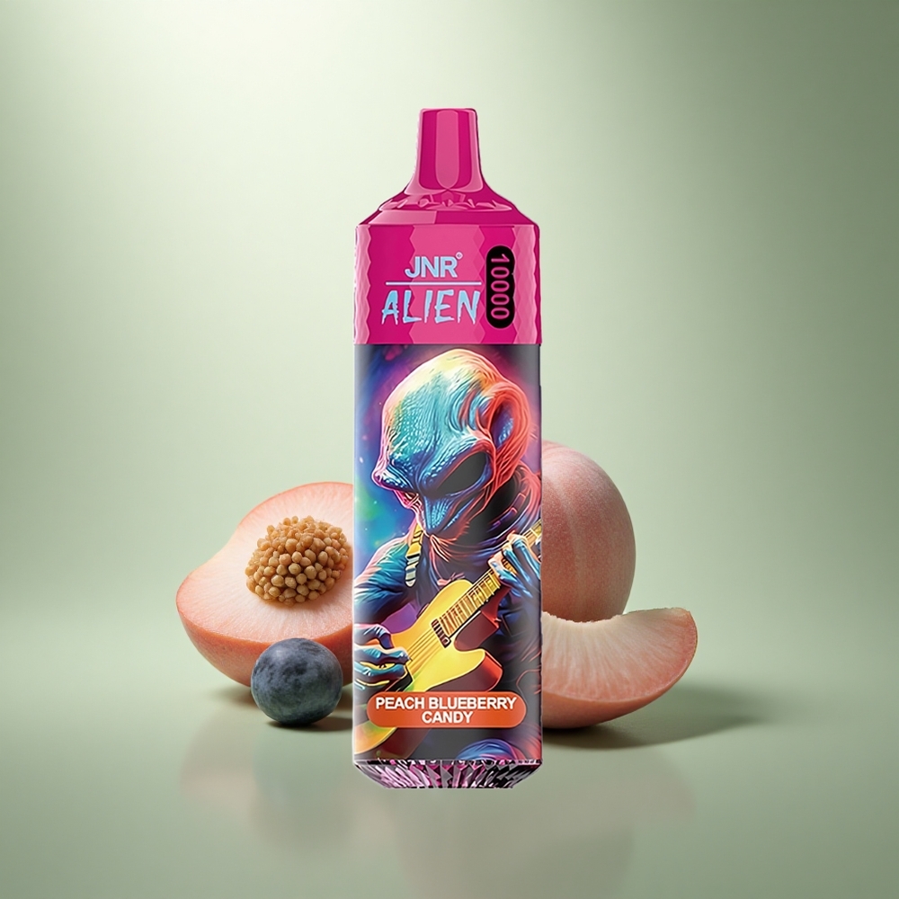 JNR Alien 10000 Perzik Blauwe Bes Snoep RGB Mesh Opladen