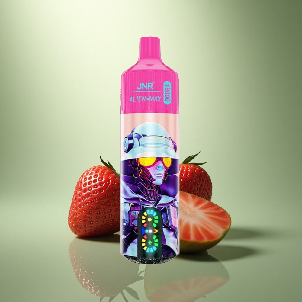 JNR Alien Max 18000 Aardbei Kiwi Dual Mesh Display 28ml