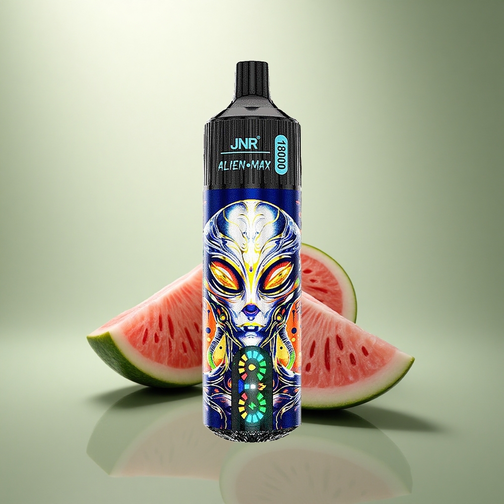 JNR Alien Max 18000 Aardbei Watermelon Bubblegum Dual Mesh & LED