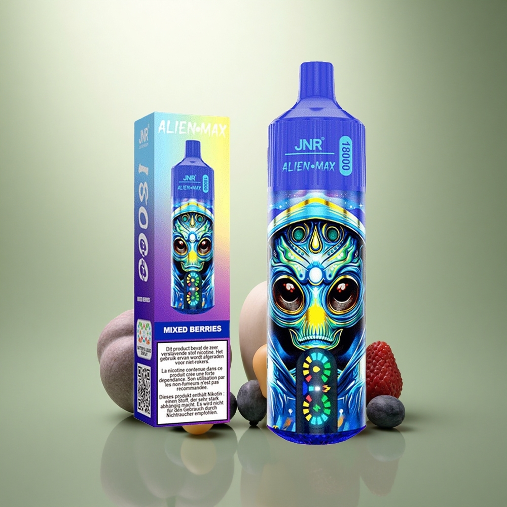 JNR Alien Max 18000 Gemengde Bessen Dual Mesh & Type-C