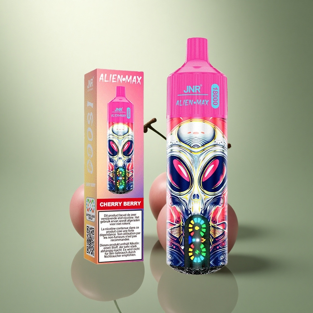 JNR Alien Max 18000 Kersbes Dual Mesh & 20 Smaakjes