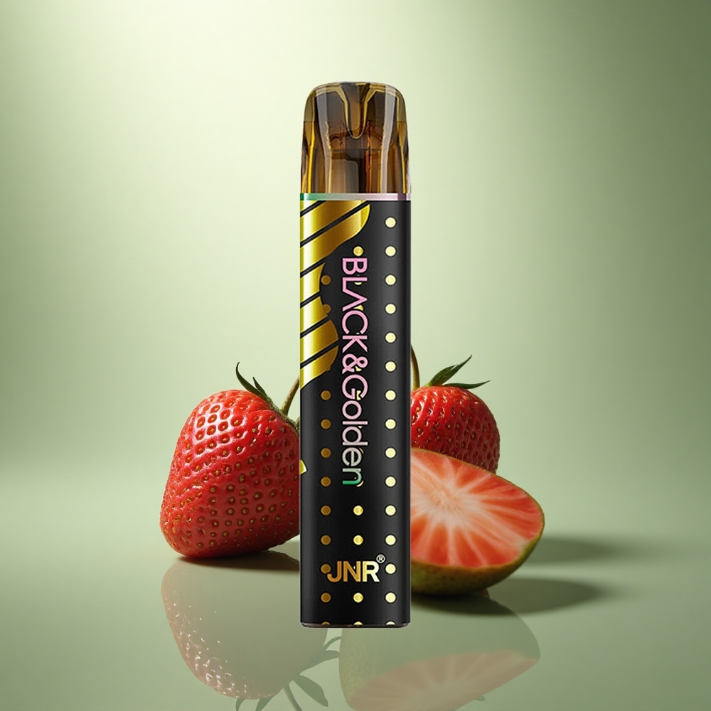 JNR Black&Golden 600+200 Aardbei Kiwi 550mAh 2ml
