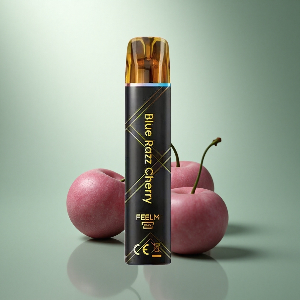 JNR Black&Golden 600+200 Blauwe Framboos Kers 800 Puffs 2ml 2% Nicotine