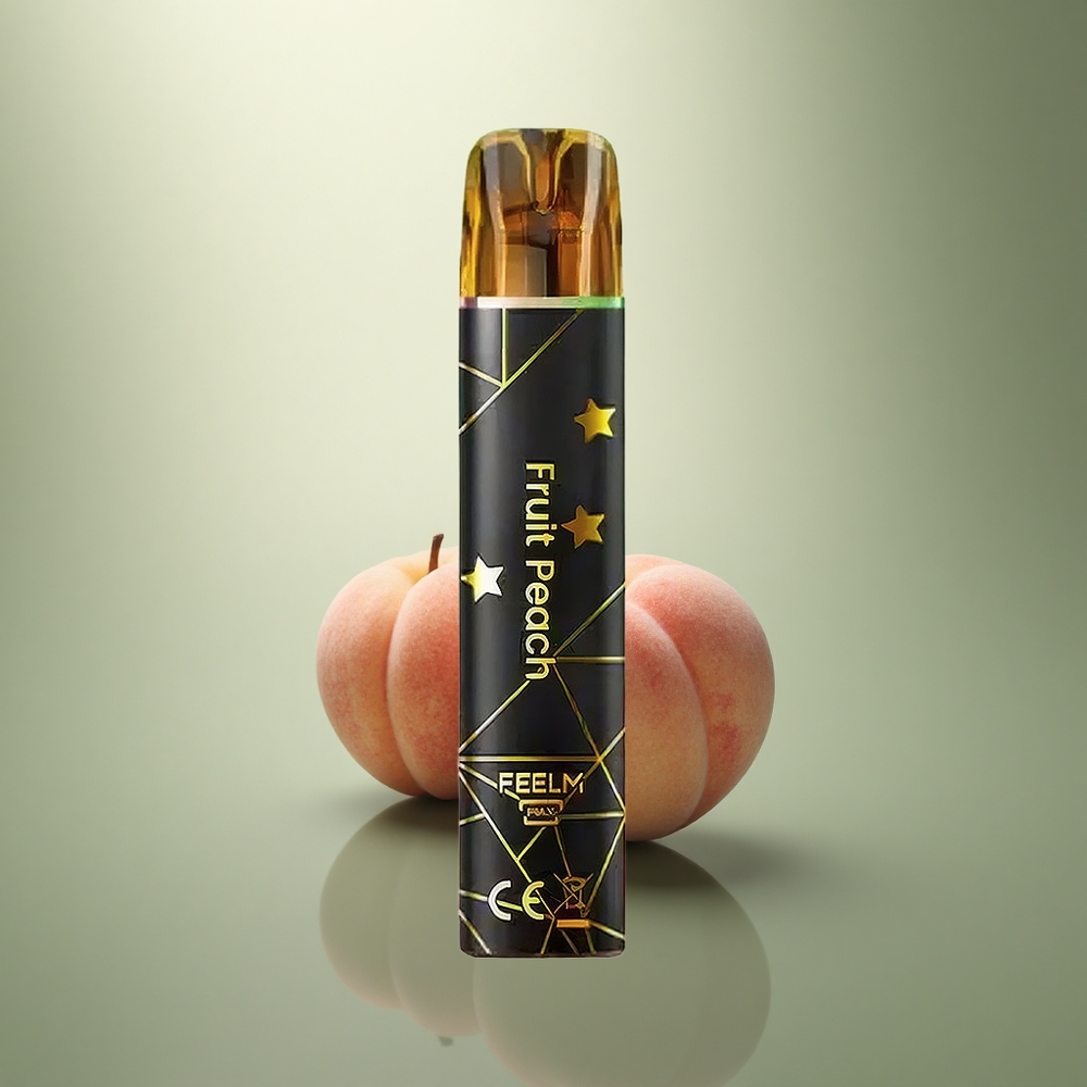 JNR Black&Golden 600+200 Perzik 800 Puffs 550mAh 2ml