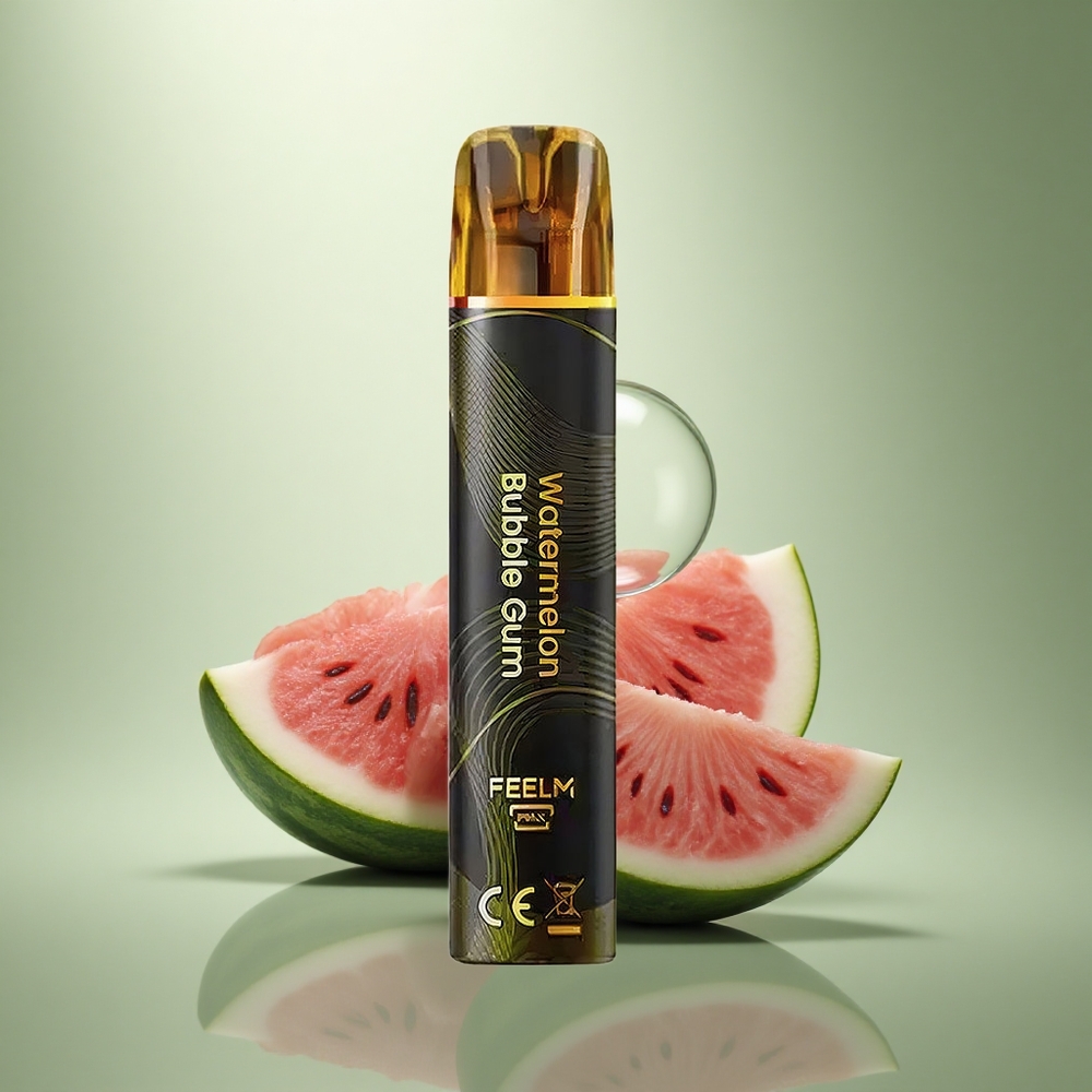 JNR Black&Golden 600+200 Watermeloen Bubble Gum 800 Puffs 2ml