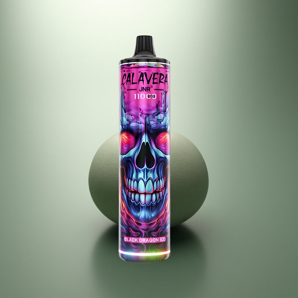 JNR Calavera 11000 Zwarte Draak IJs Type-C 850mAh 21ml Mesh