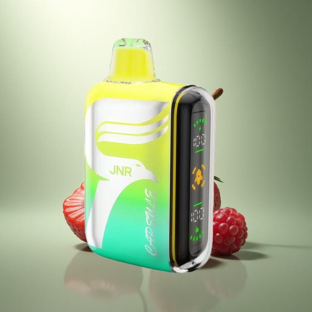 JNR Capsule 15000 Aardbei Framboos Kers 850mAh Dual Mesh 20W