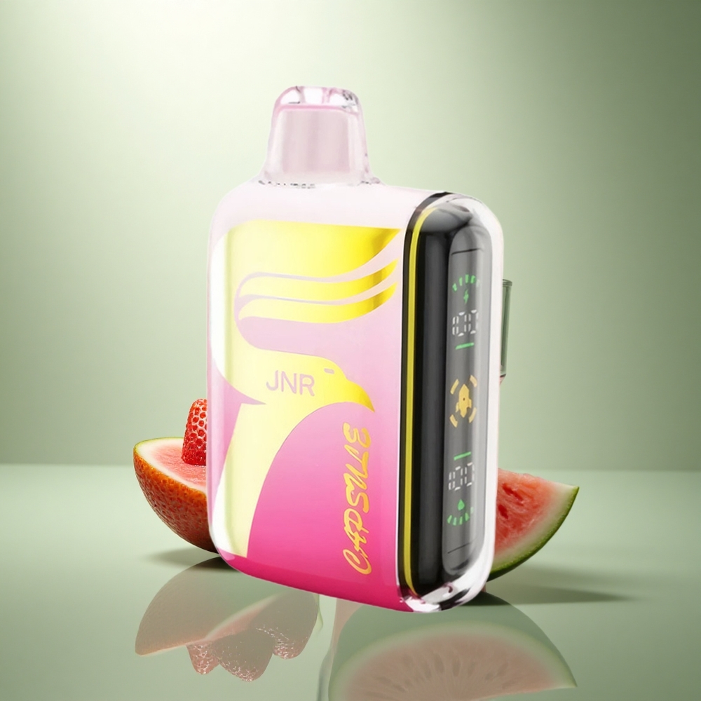 JNR Capsule 15000 Aardbei Watermeloen IJs Dual Mesh 20W Boost