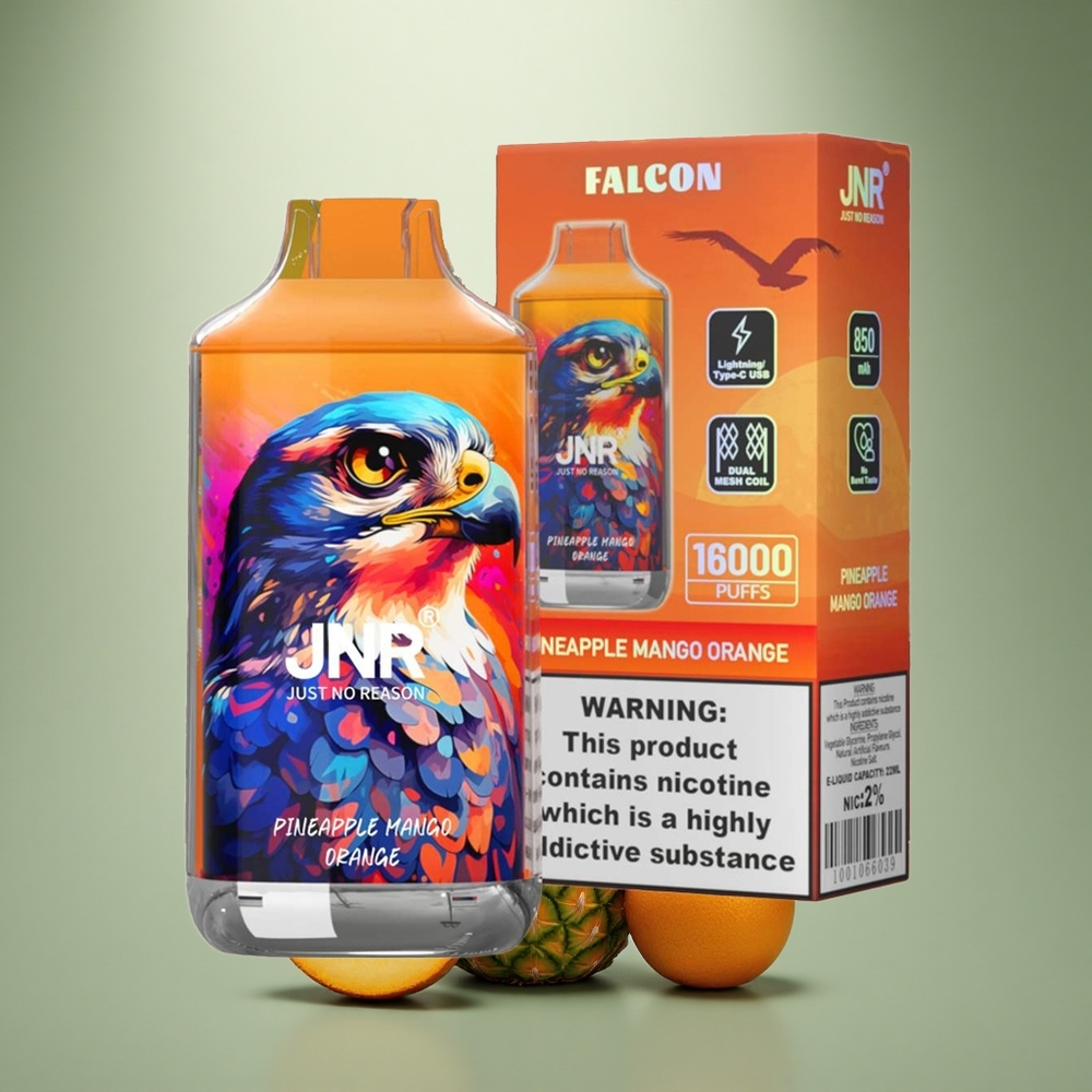 JNR Falcon 16000 Ananas Mango Sinaasappel 850 mAh Dual Mesh