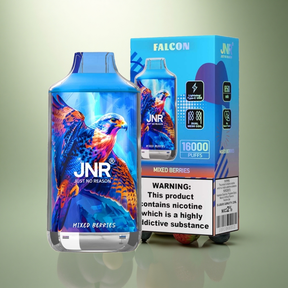 JNR Falcon 16000 Gemengde Bessen Dual Mesh Coil Smart LED Display