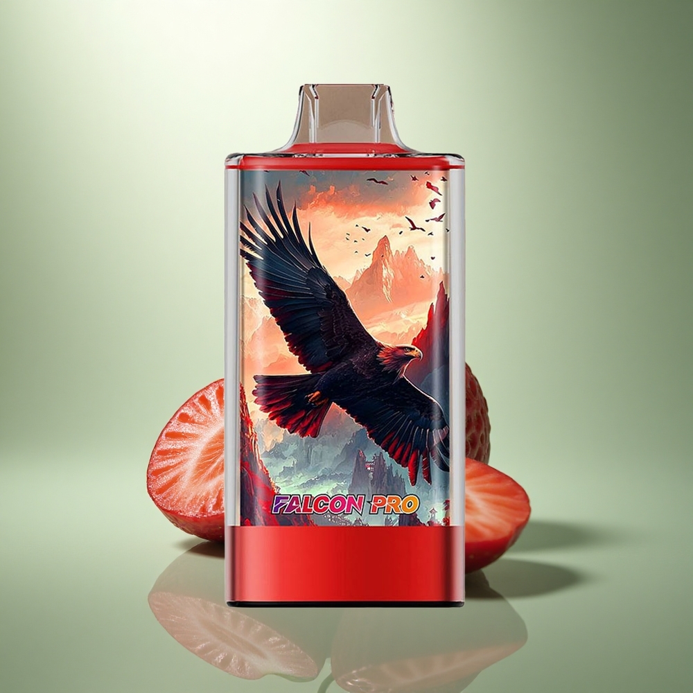 JNR Falcon Pro 28000 Aardbei IJs Dual Mesh Coil Smart Display USB-C