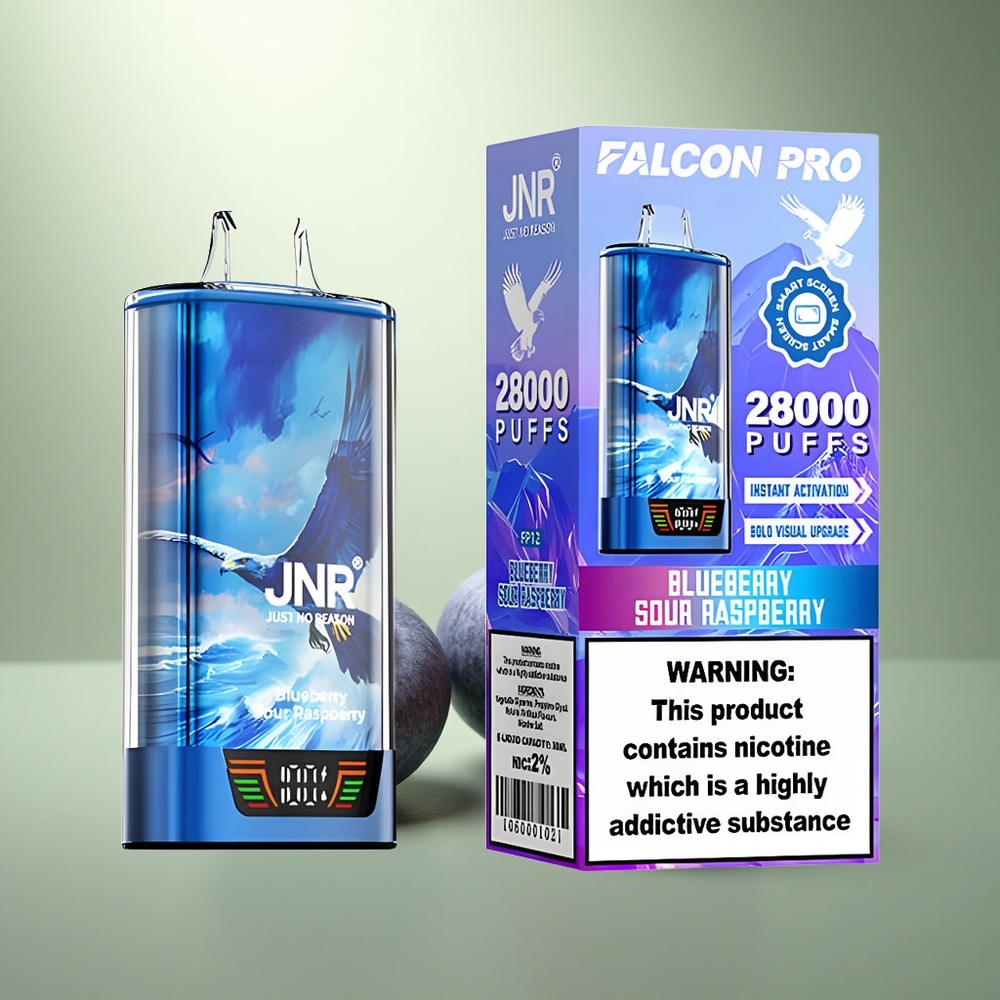 JNR Falcon Pro 28000 Bosbes Zure Framboos 30ml 950mAh Dual Mesh