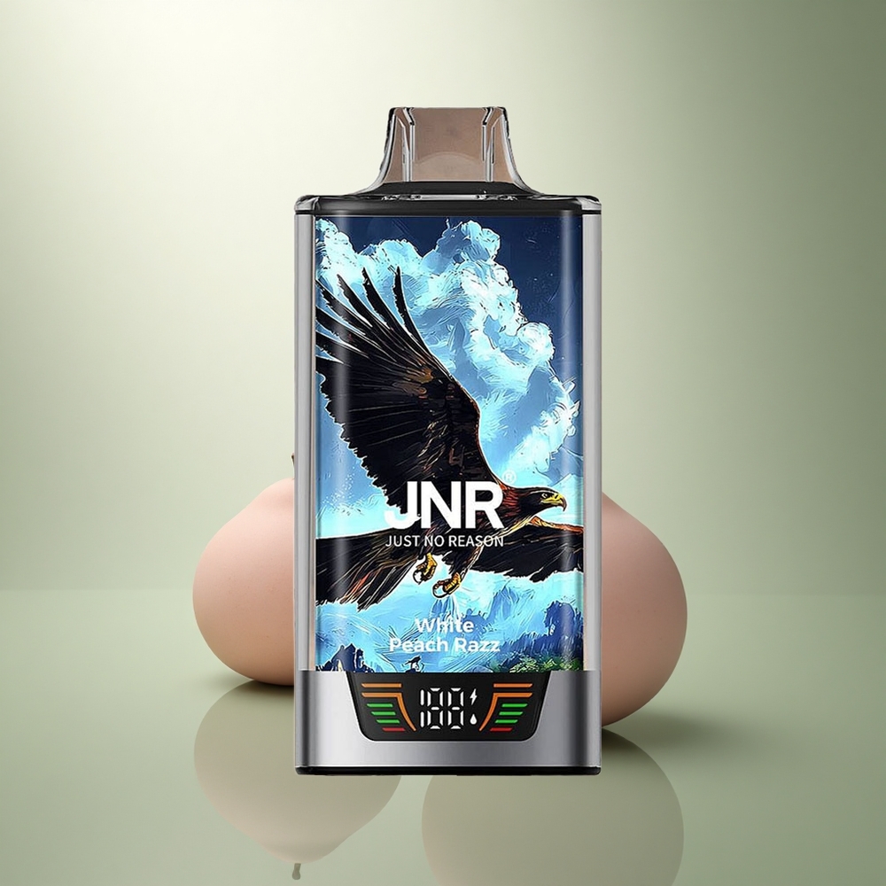 JNR Falcon Pro 28000 Witte Perzik Razz Dual Mesh 30ml 950mAh