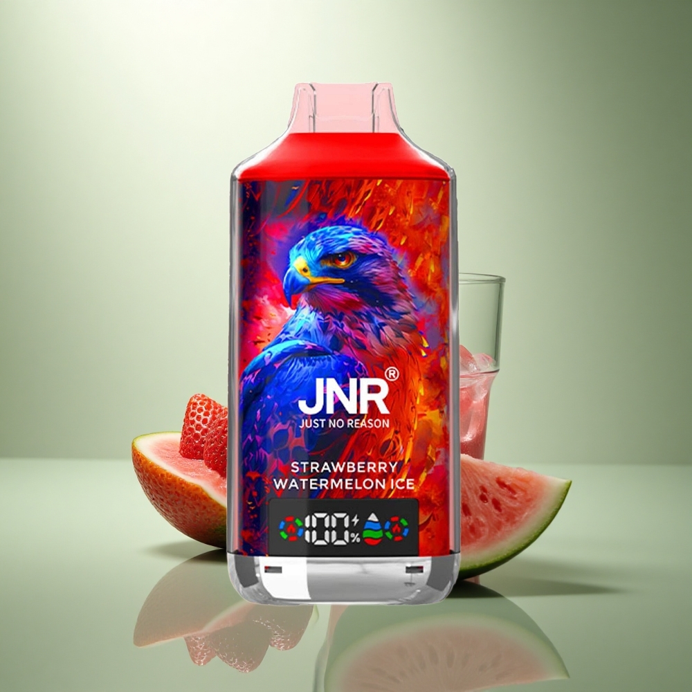 JNR Falcon X 18000 Aardbei Watermelon IJs 750mAh Dual Mesh