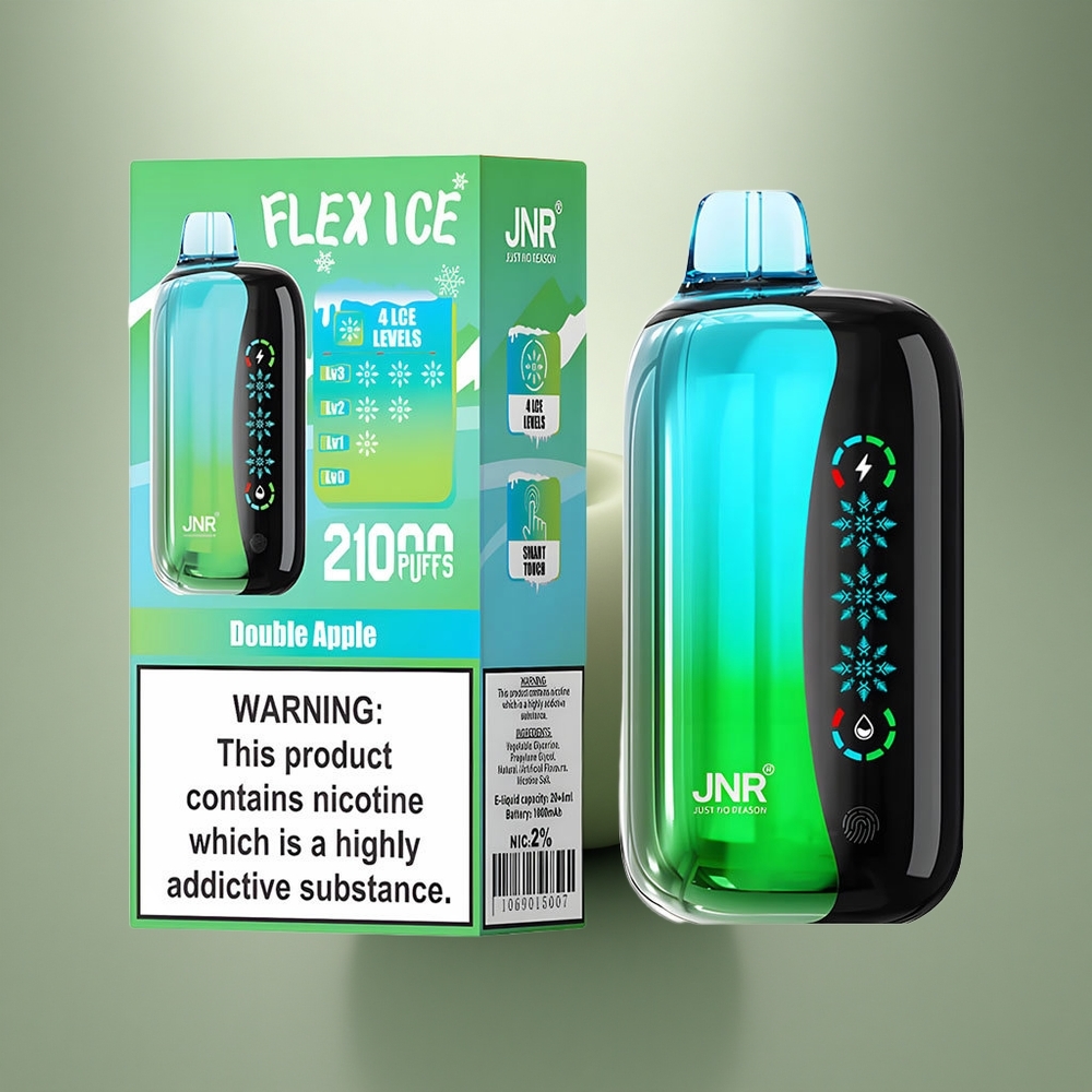 JNR Flex Ice 21000 Dubbel Appel IJs Aanpasbaar 26ml Dual Mesh