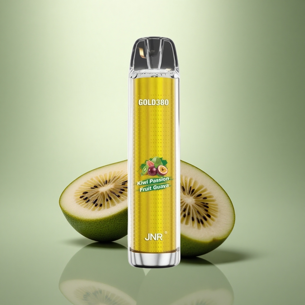 JNR Gold380 6000 Kiwi Passievrucht Guava 6000 Puffs 1500mAh Mesh