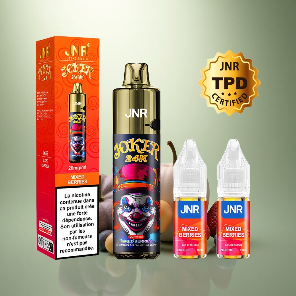 JNR Joker 24K Gemengde Bessen Zichtbaar Vloeistofniveau 2% Nicotine