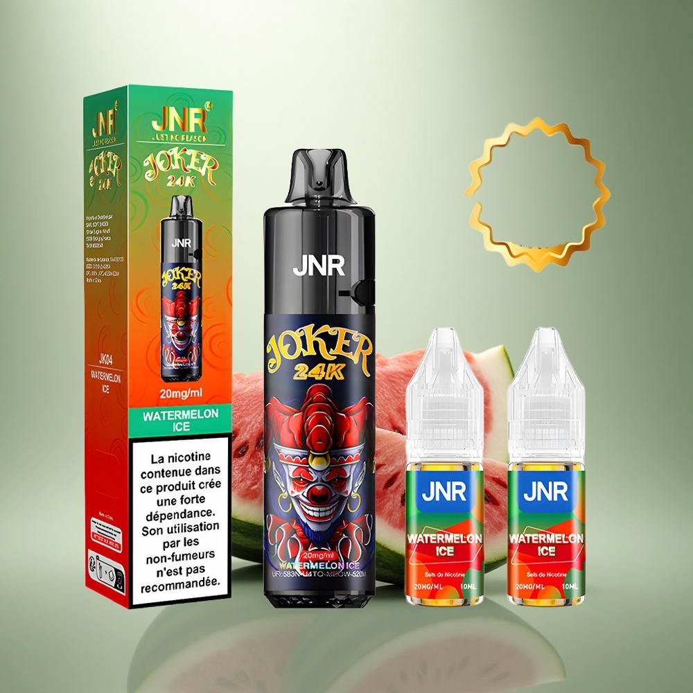 JNR Joker 24K Watermeloen IJs 2% Nicotine Type-C Oplaadbaar