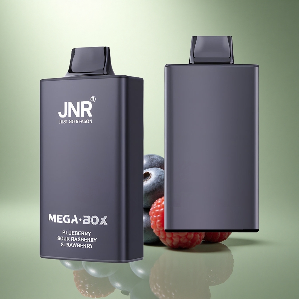 JNR Mega Box 25000 Blauwe Bes Zure Framboos Aardbei 30ml Dual Mesh Type-C