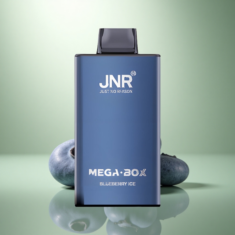 JNR Mega Box 25000 Blauwebes IJs 30ml Dual Mesh