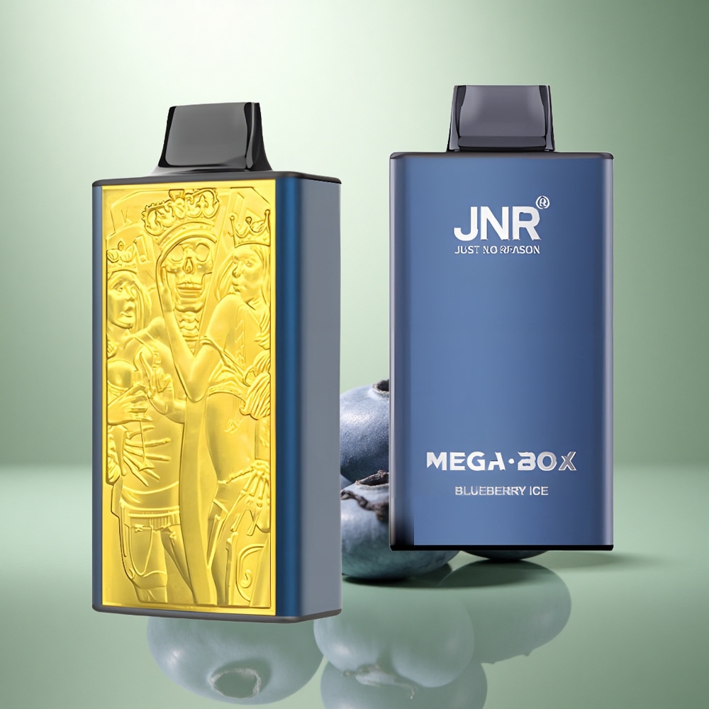 JNR Mega Box 25000 Blauwebes IJs 30ml Dual Mesh