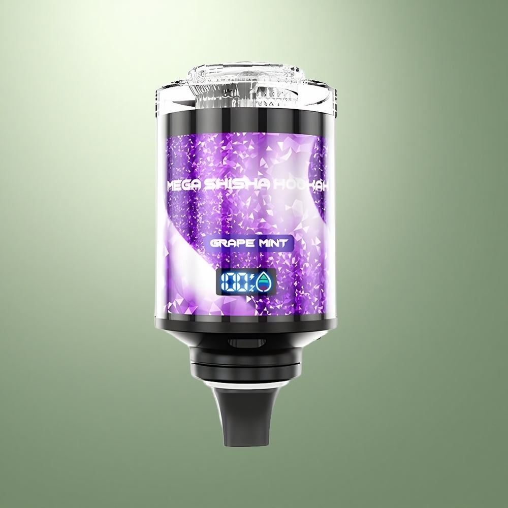 JNR Mega Shisha Hookah 100K Druif Munt 60ml 2200mAh Type-C