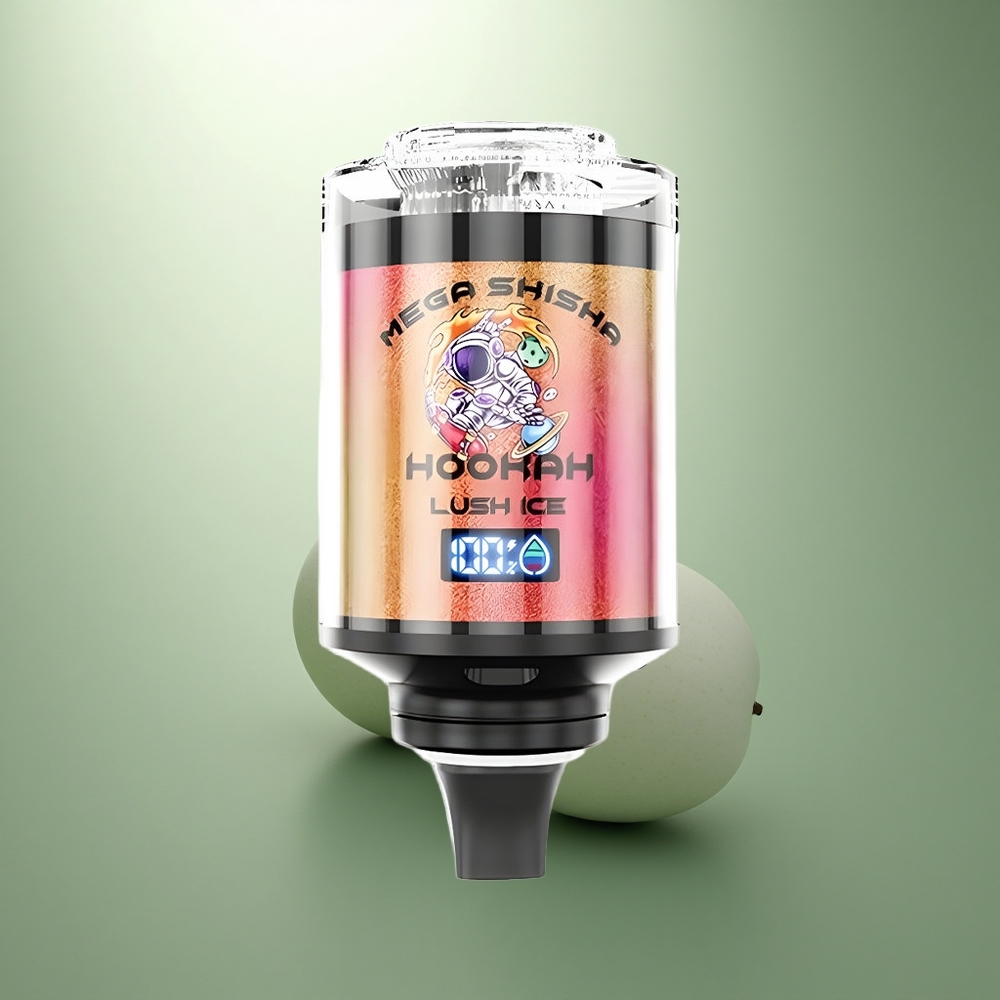 JNR Mega Shisha Hookah 100K Frisse IJs met 2200mAh en Aanpasbare Luchtstroom